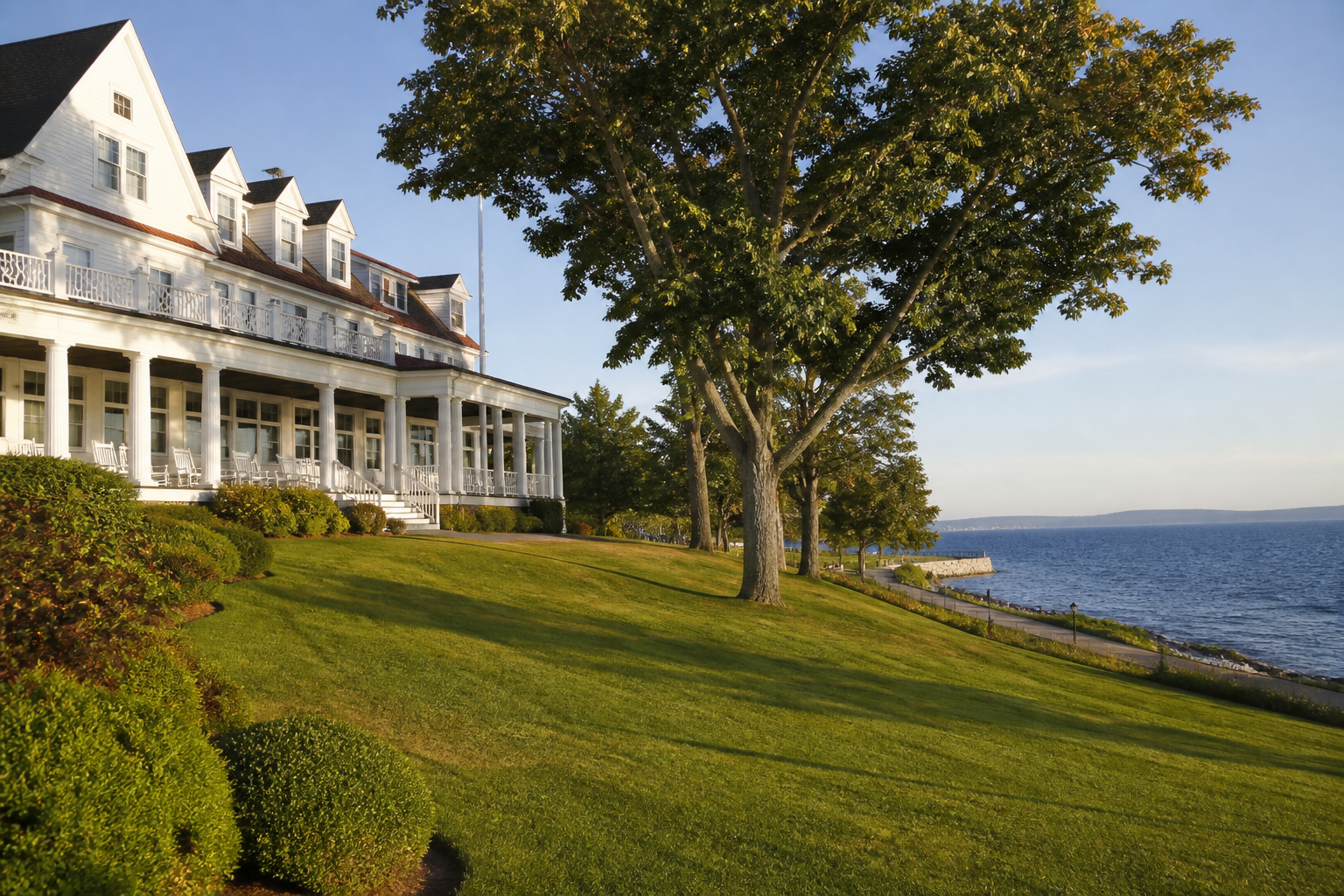Mission Point Resort exterior on Mackinac Island